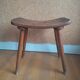 Tabouret en bois mid Century