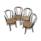 Chaises bistrot cannées