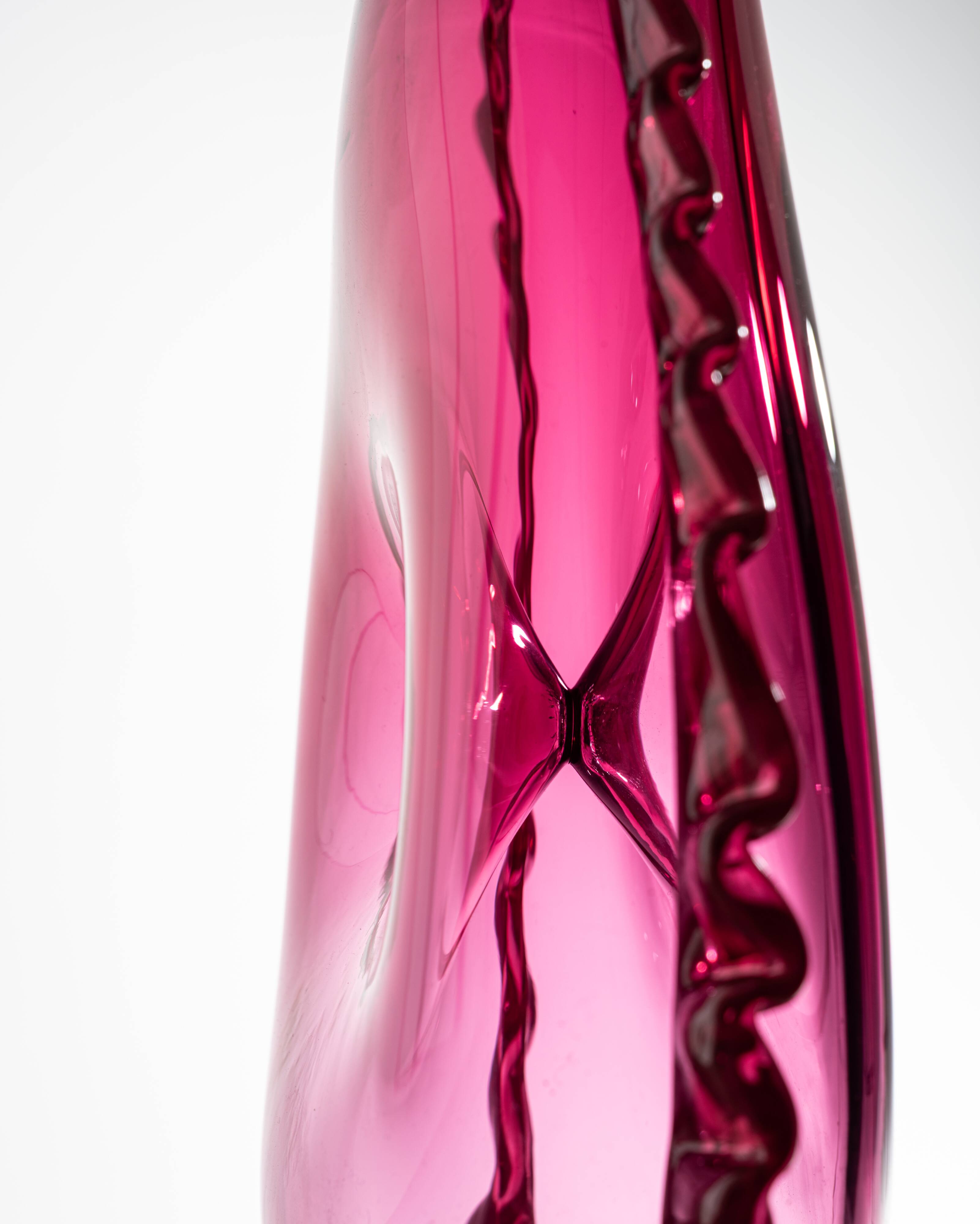 Vase "Piscis Couture" rose