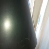 Large lamp, bouquet of vintage anemone flowers, gold metal, Hans Kogl