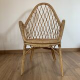 Rattan armchair