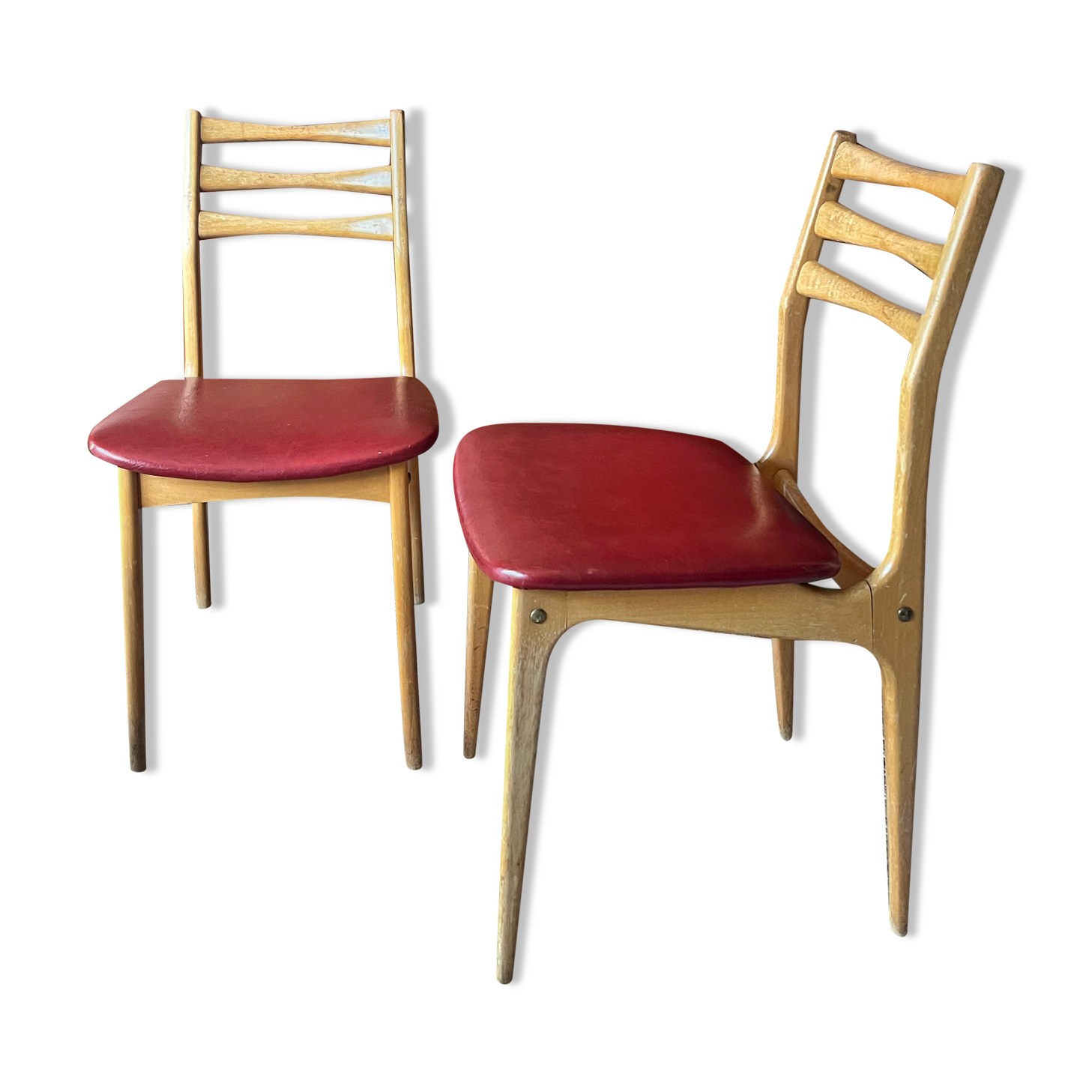 Set of 2 Scandinavian vintage chairs
