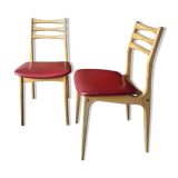 Set of 2 Scandinavian vintage chairs