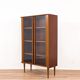 Bibliothèque vitrée scandinave en bois, années 1960