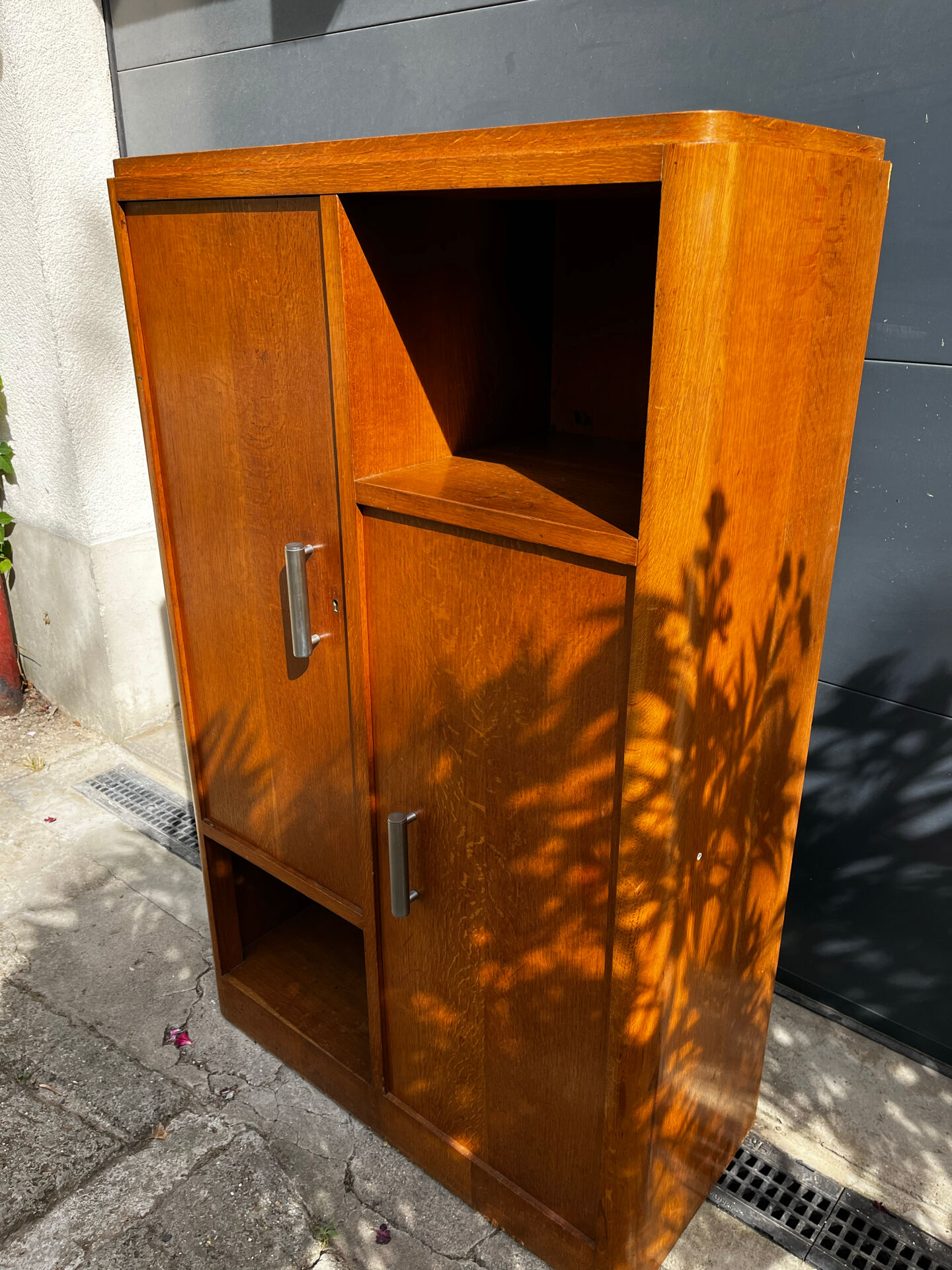 1960s wooden wardrobe