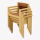 Vintage Scandinavian chair in solid wood - Balzar Beskow - Sweden, 1960s