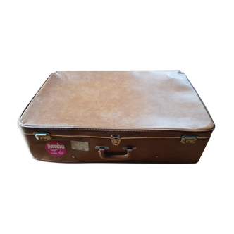 Vintage brown suitcase
