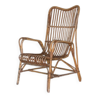 Rattan armchair