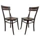 Set of 2 dining chairs by J&J Kohn