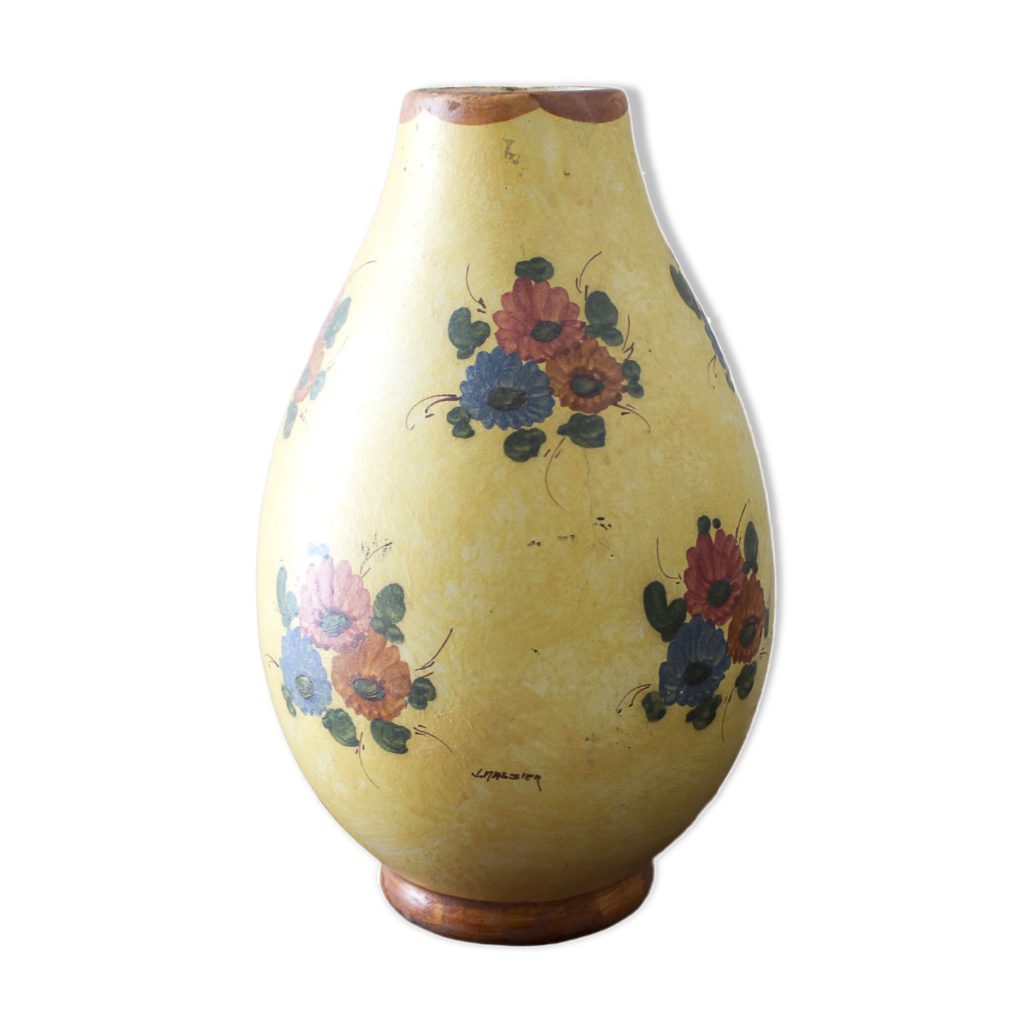 Ceramic vase Jerome Massier, Vallauris