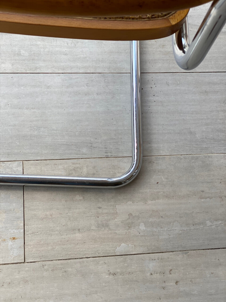 Lot of 4 chairs Cesca B32 beiges, Marcel Breuer