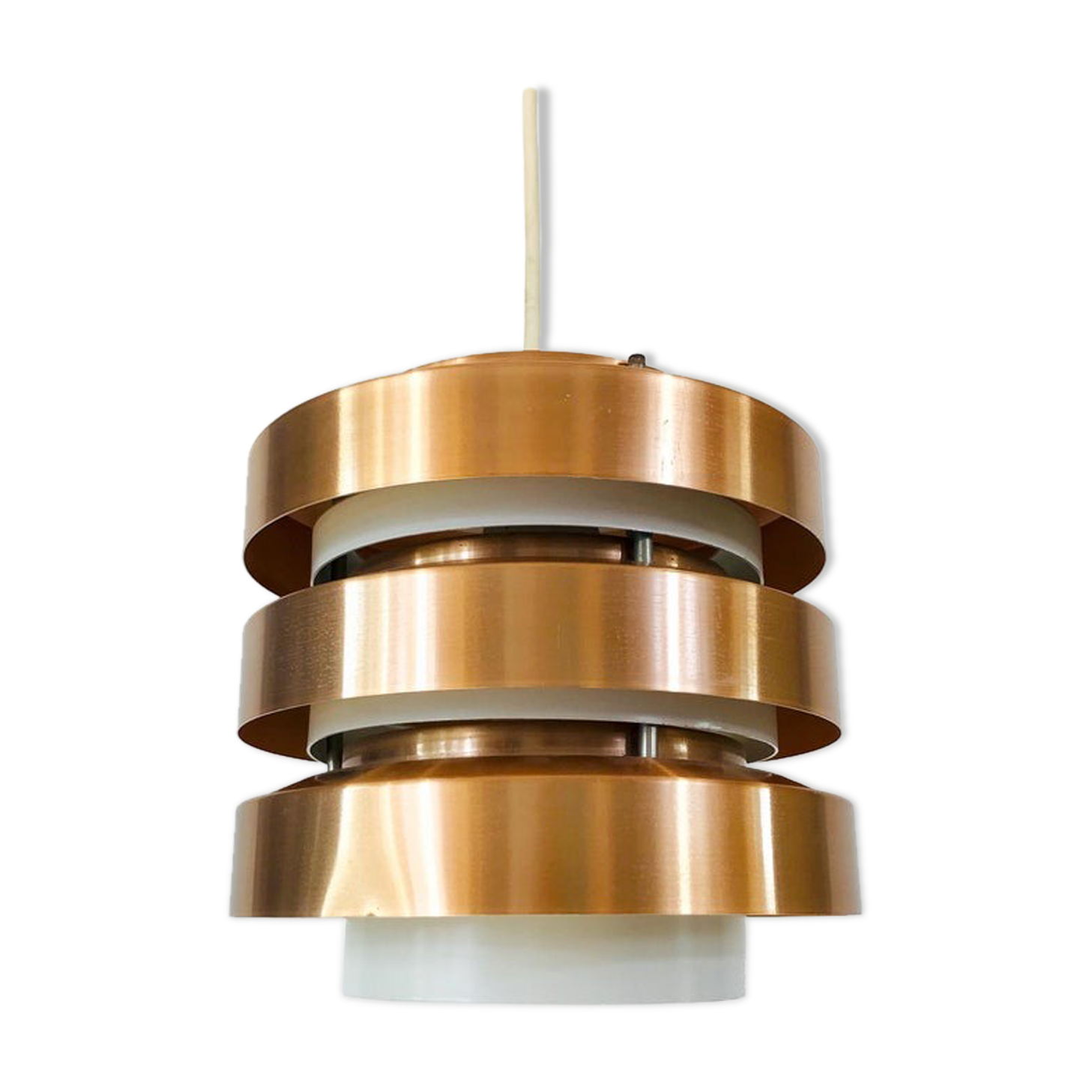 Hanging lamp in copper and metal 1960s