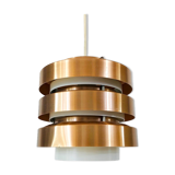 Hanging lamp in copper and metal 1960s