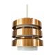 Hanging lamp in copper and metal 1960s