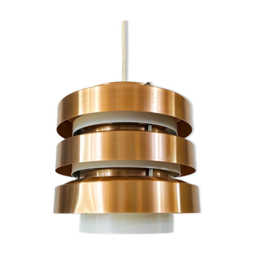 Hanging lamp in copper and metal 1960s