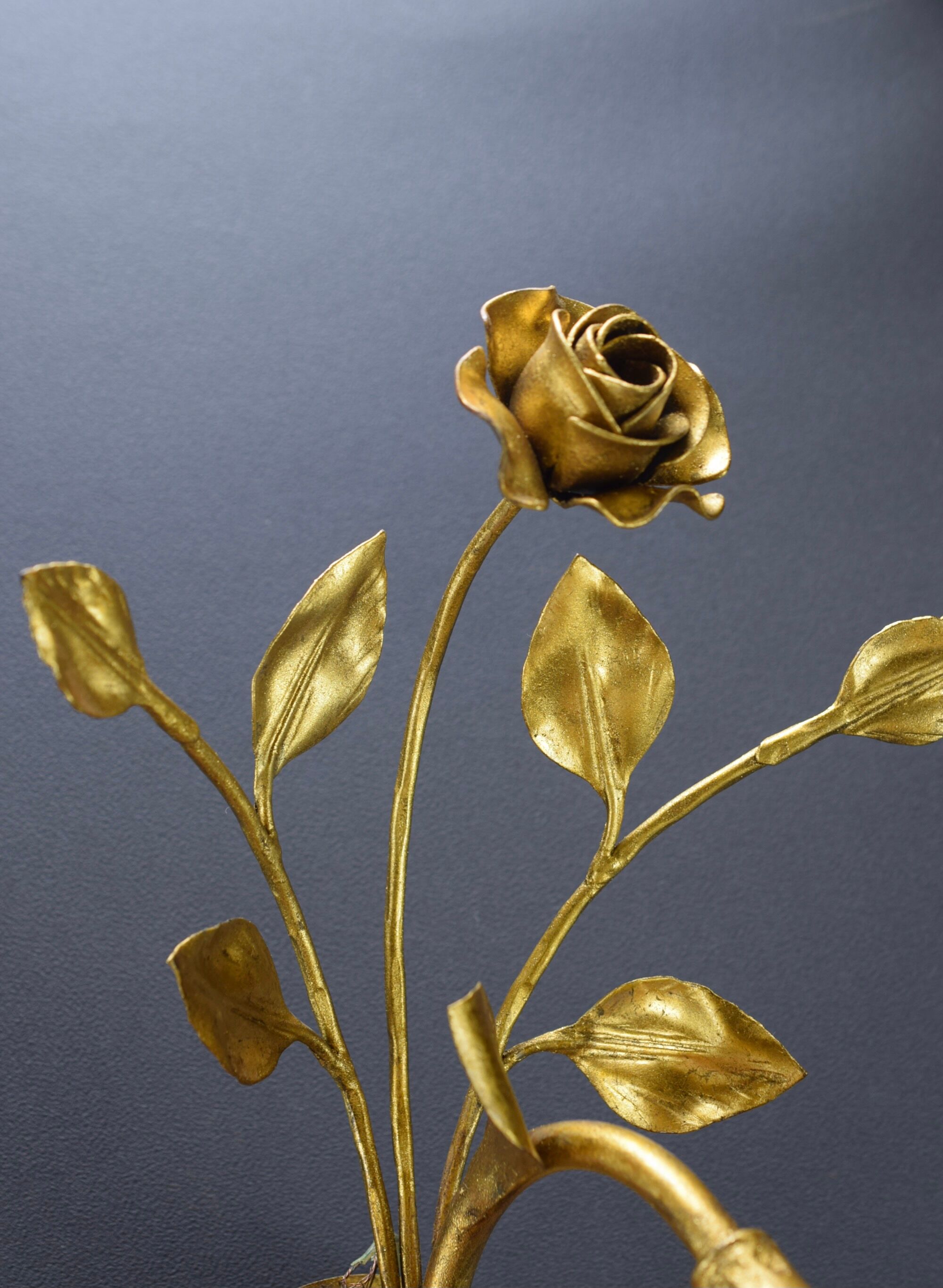 Wall lamp gold vintage pink