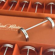 12 silver-plated knife rests Saint Hilaire Arceaux model in a box