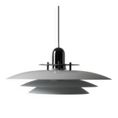 Lampe suspendue danoise vintage moderne, éclairage scandinave multicouche des années 1990.