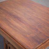 Vintage wooden dining table, wooden table, living room table, interior decor