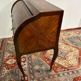 Desk cylinder marquetry louis xv period eighteenth