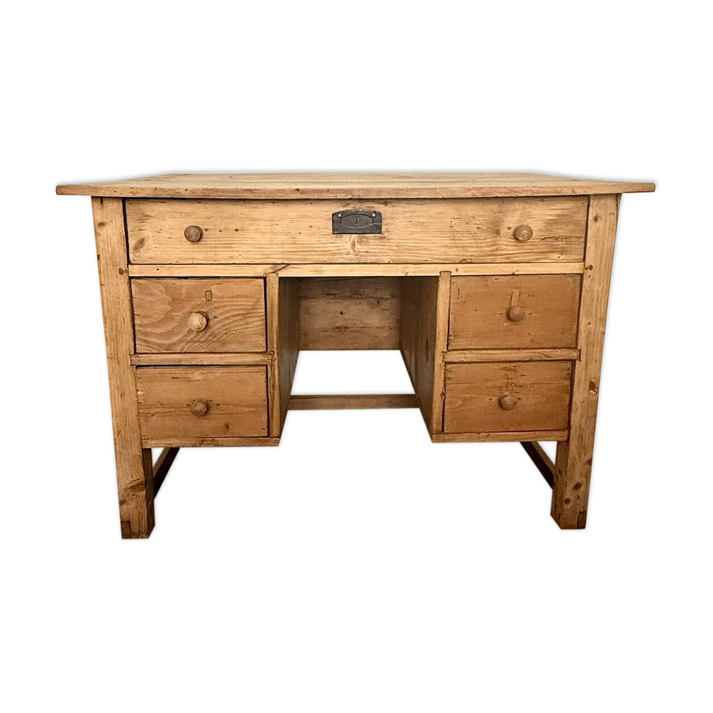 Solid wood desk