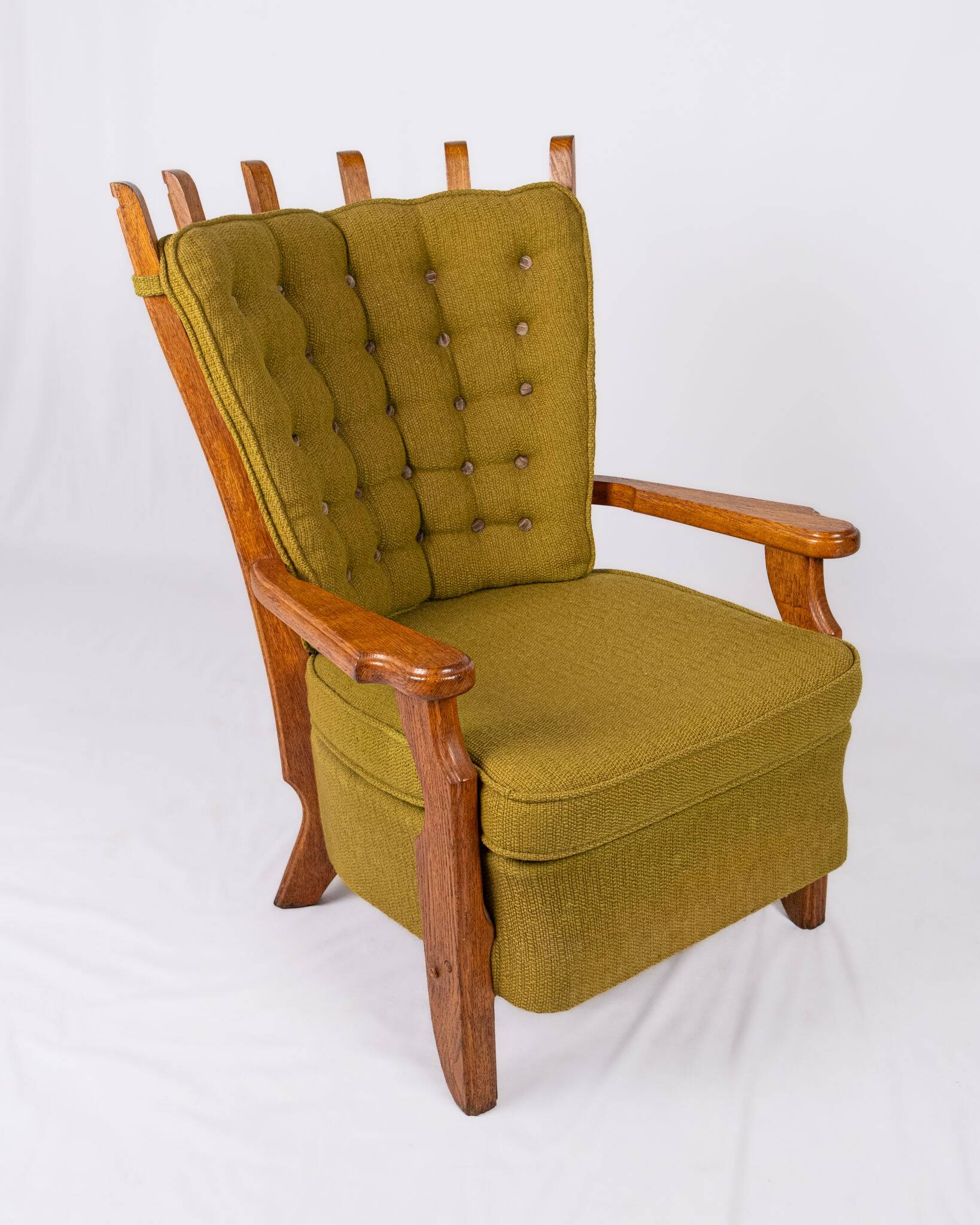 Reclining Armchair, by Guillerme and Chambron, for Your Home, 1950s
