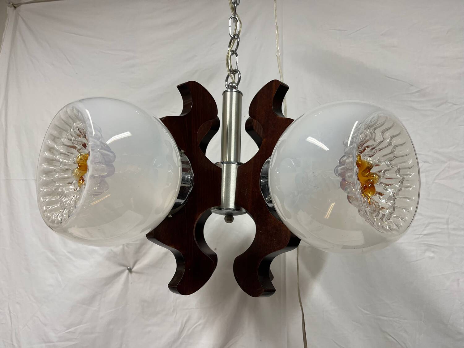 Mazzega design chandelier 1970