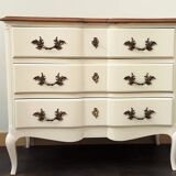 Creme white chest of drawers