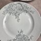 10 antique porcelain plates – Aux Lions de Faïence Paris – 19th century