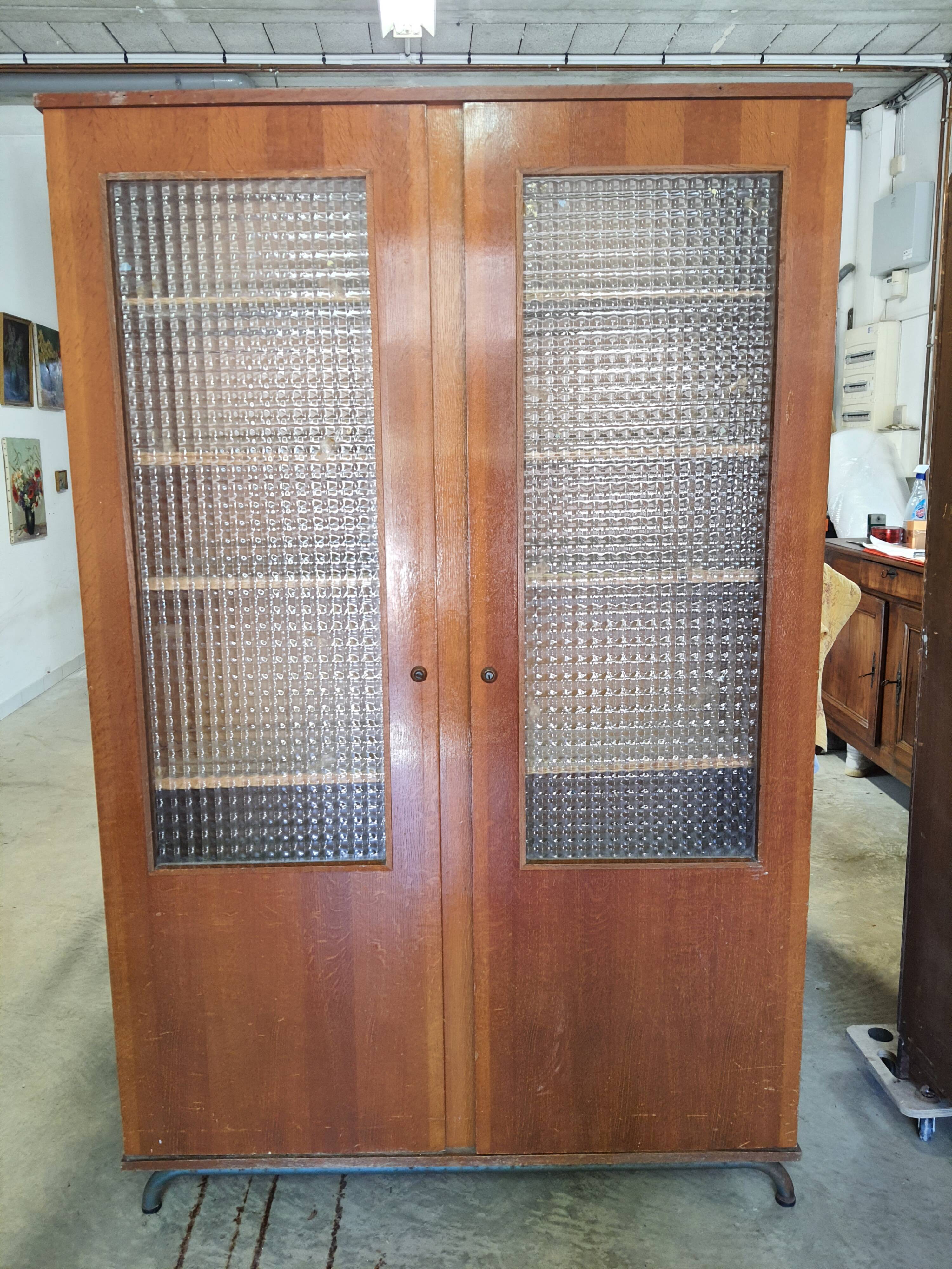 Vintage school cabinet