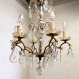 Old chandelier with tassels