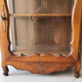 Cherrywood and glass display case