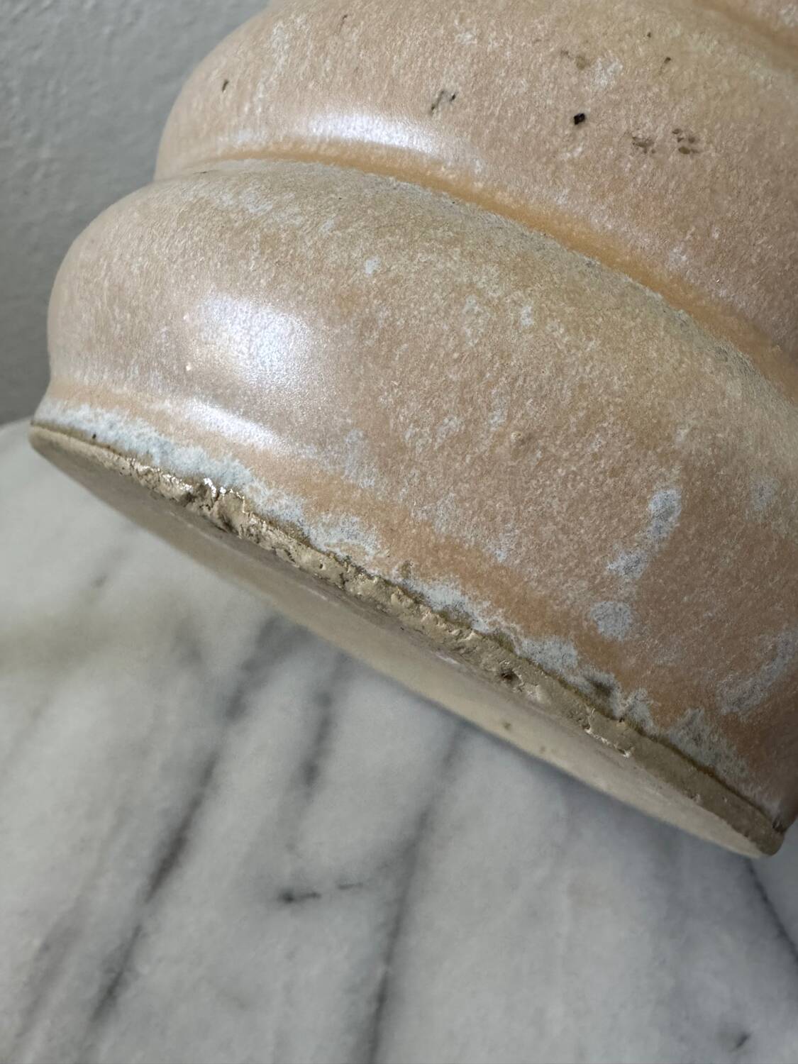 Art Deco flamed stoneware vase