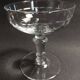 Coupes à champagne en verre Meisenthal modèle Mirabeau série de dix