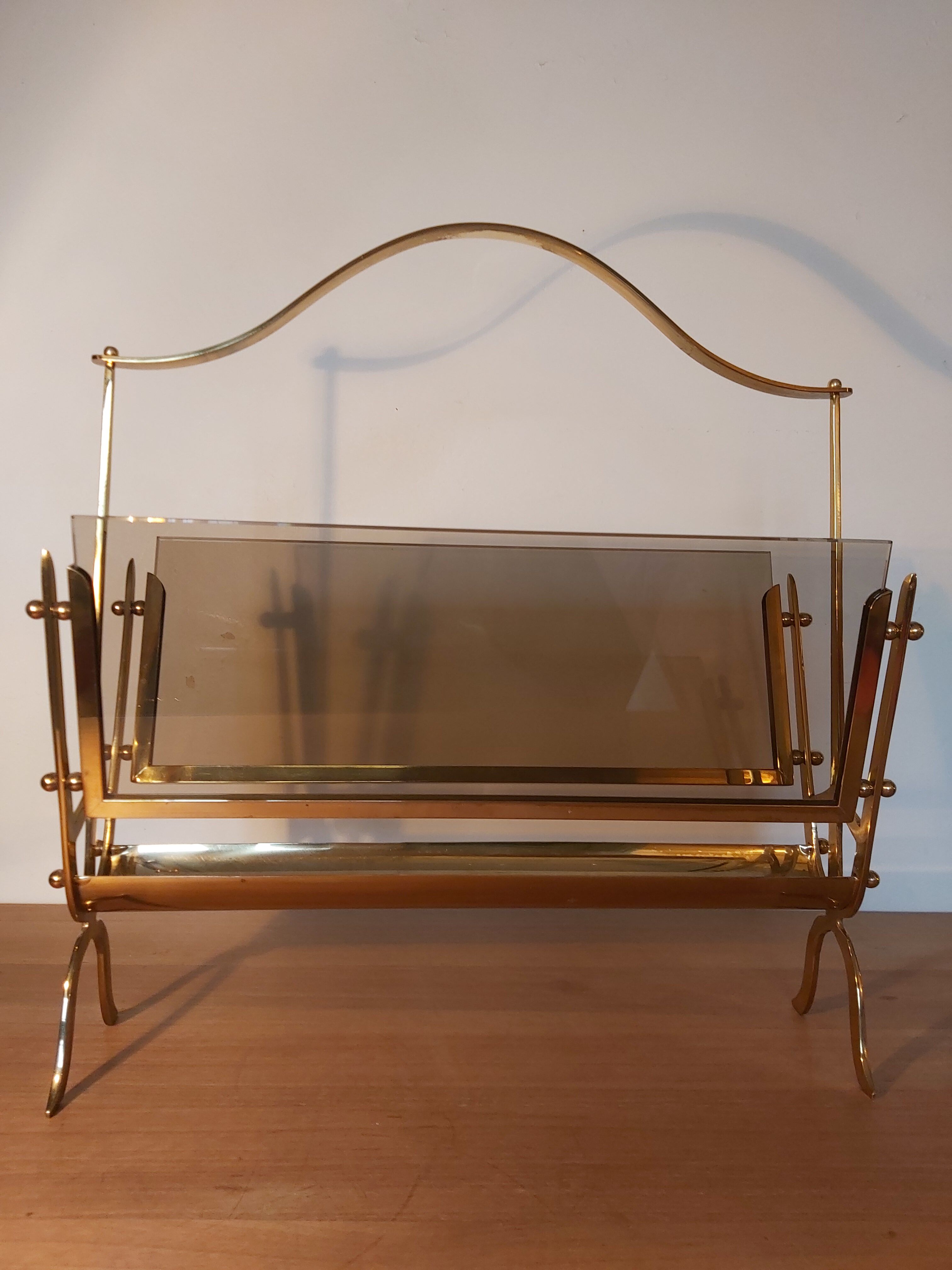 Italian style magazine rack from the 60s
