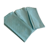 Three turquoise towels