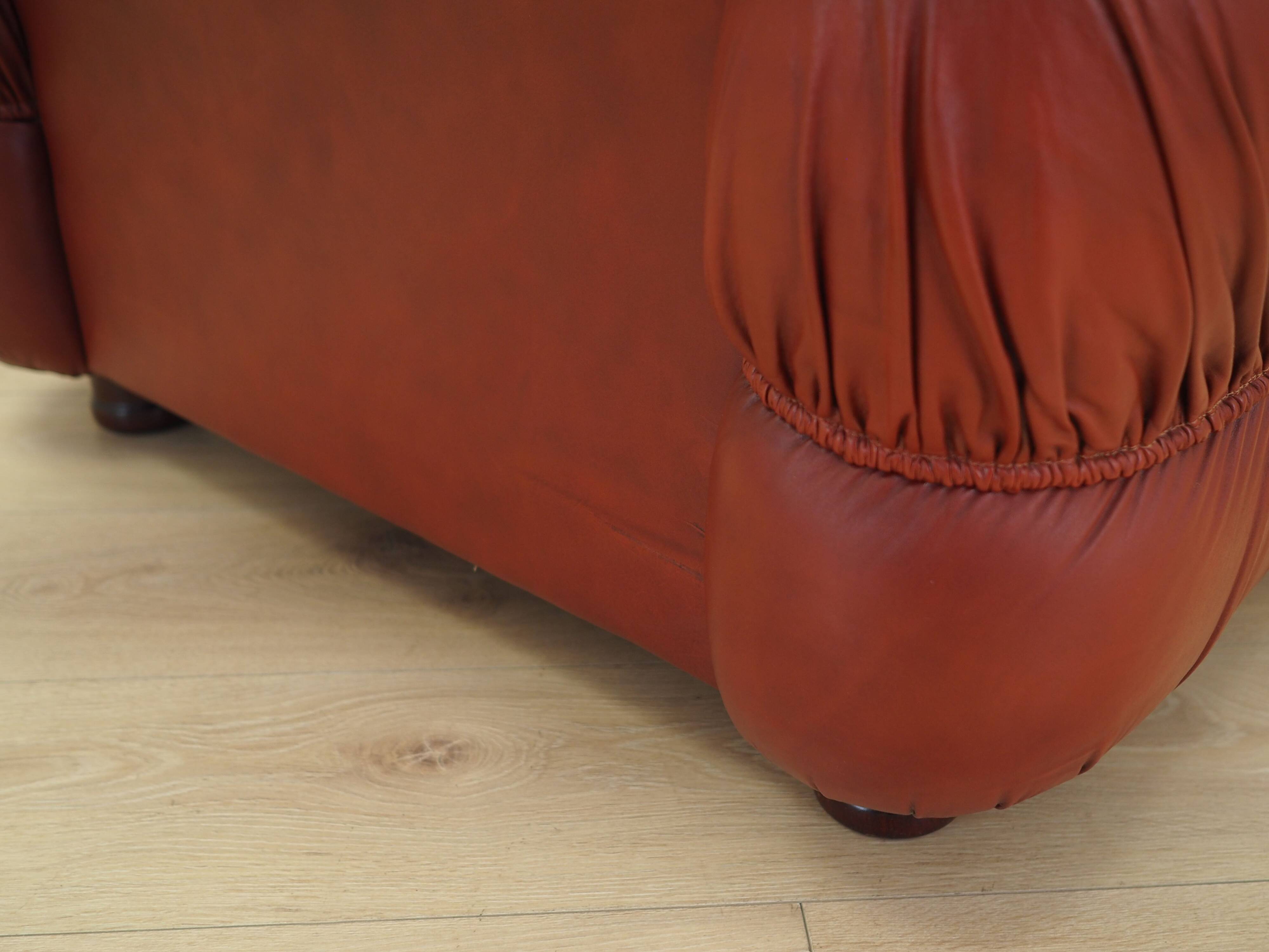 Burgundy armchair, Italian design, 1970s, production: Italy