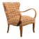 Sculptural Scandinavian Modern armchair, 1950’s