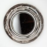 Mirror hofmann ceramic gray vallauris 1950