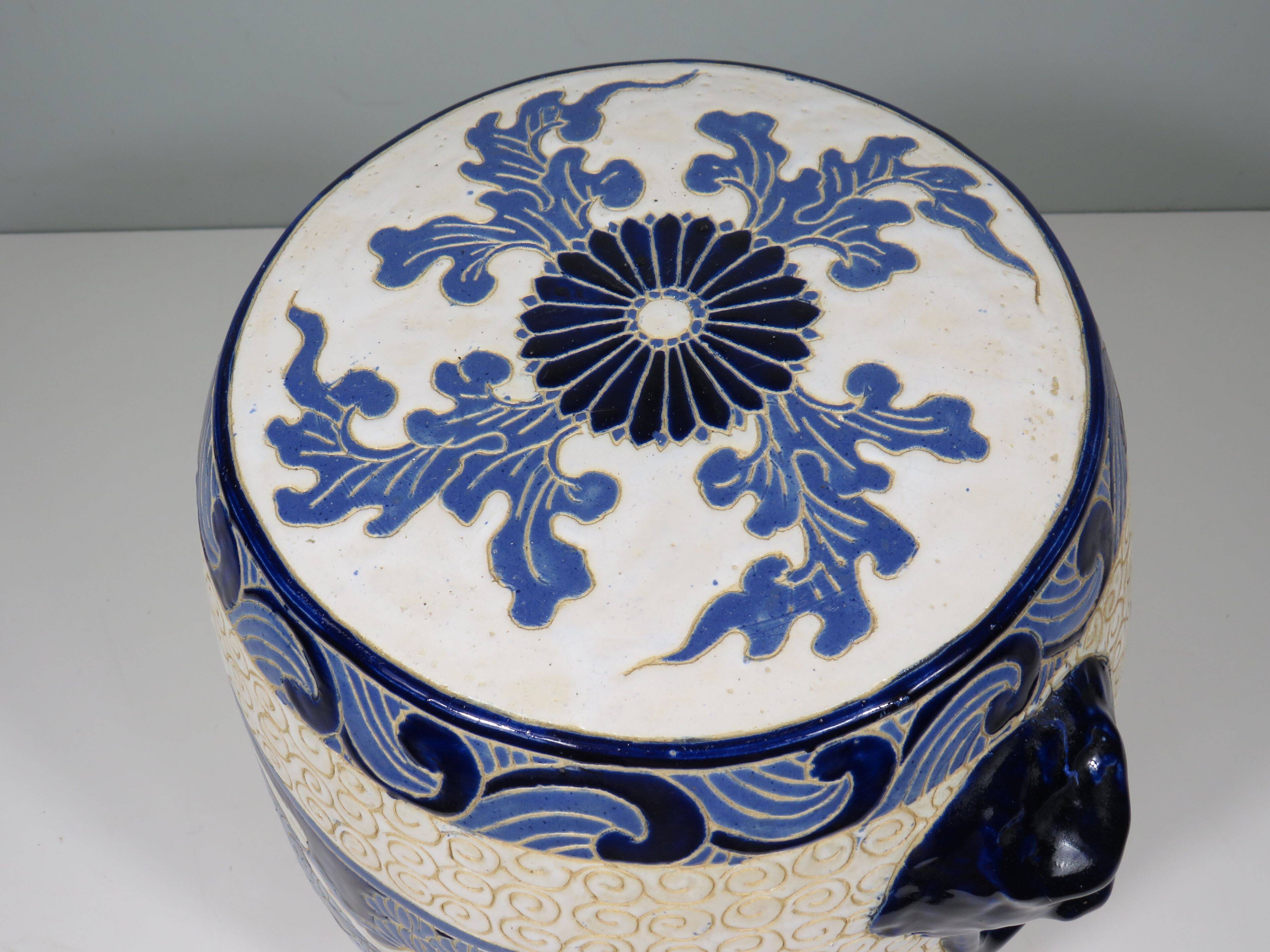 Ceramic stool, Italy 1970-1980