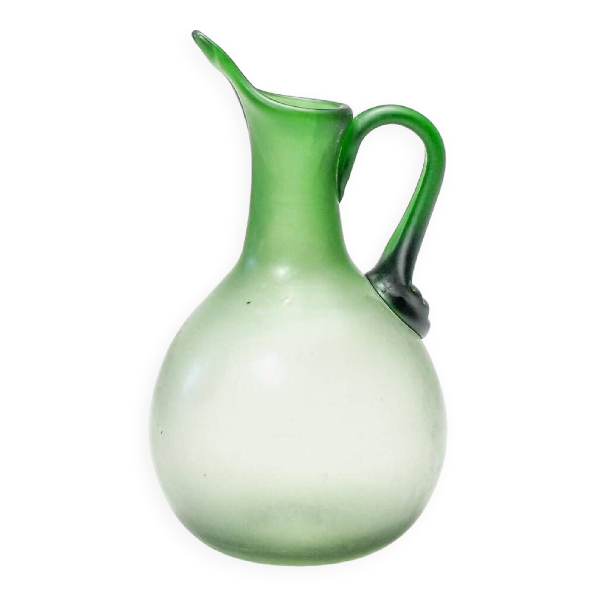 Glass paste carafe, art nouveau