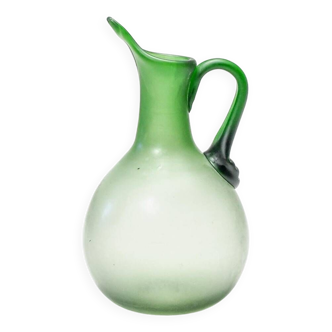 Glass paste carafe, art nouveau