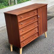 Scandinavian mahogany buffet sideboard from the 1950s.