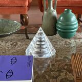 Space age lucite conical smoking set, Italy 1970