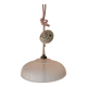 Suspension en verre rose