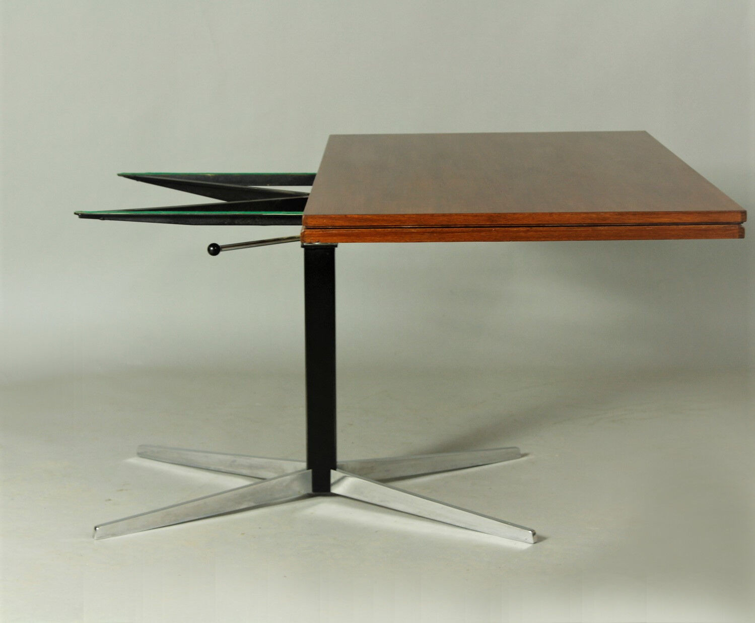 Adjustable Teak Table by J.M. Thomas for Wilhelm Renz, 1960s