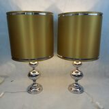 Pair of Bamkamp light lamps