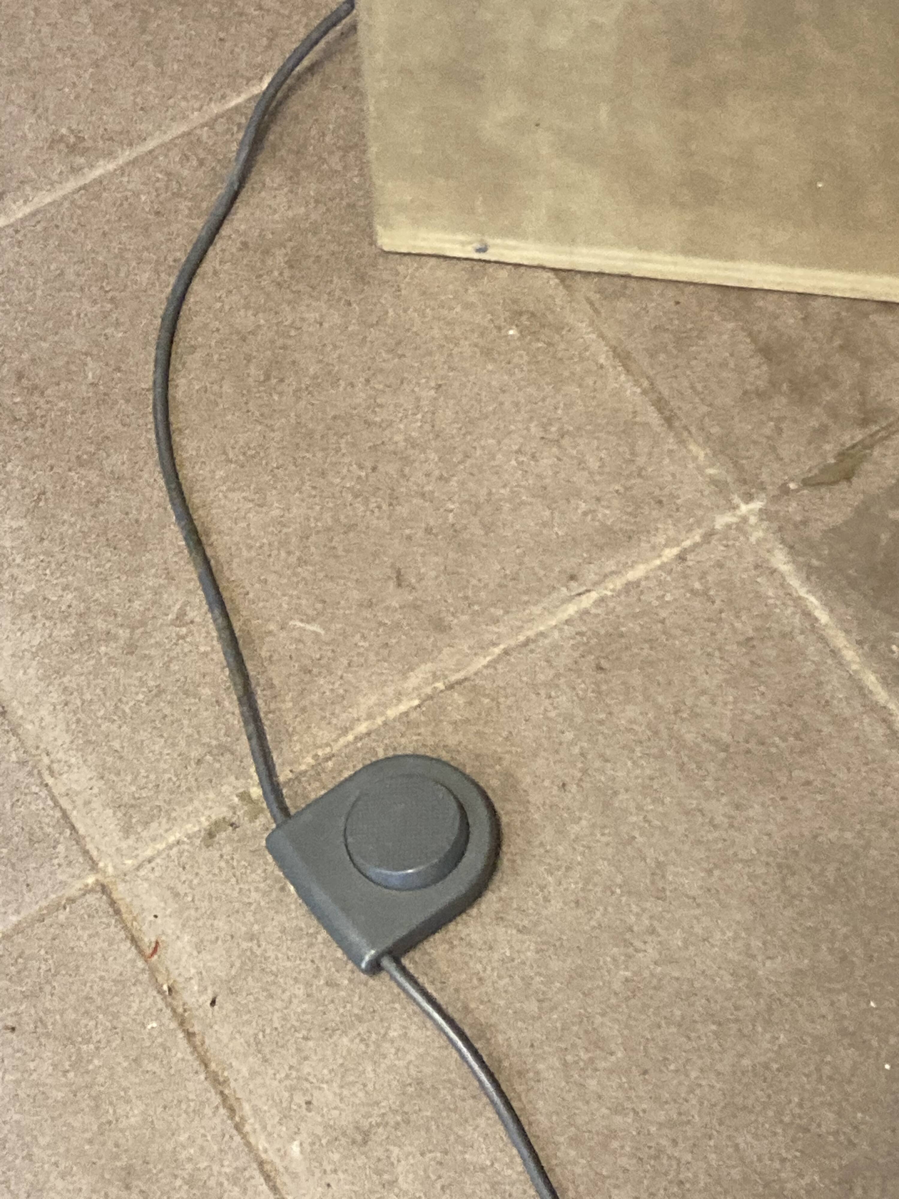 Large Decorative Fiberglass Floor Lamp 1980s