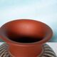 Vintage minimalist ceramic vase Wekara sgraffito