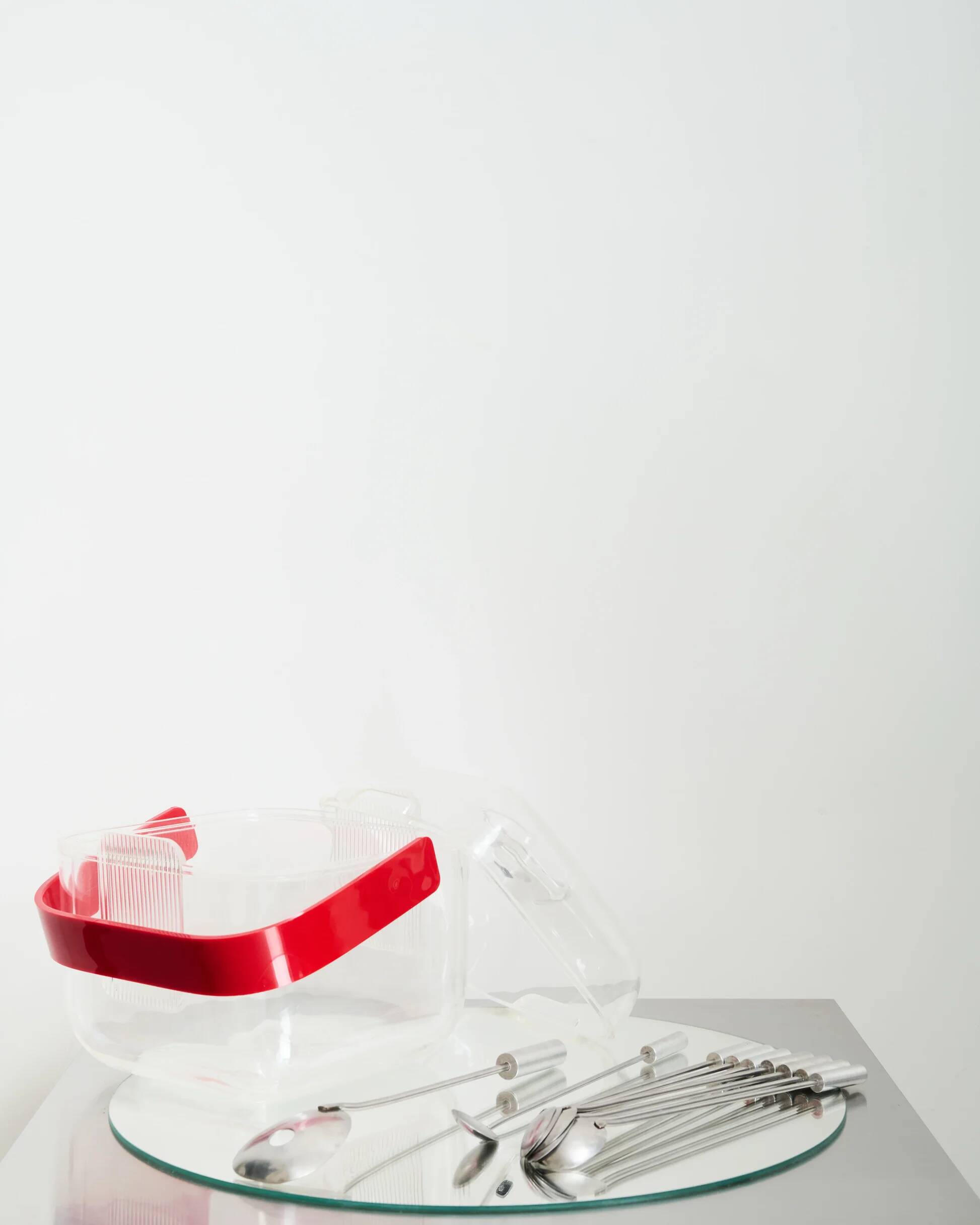 Modernist cocktail cutlery set, 1980s